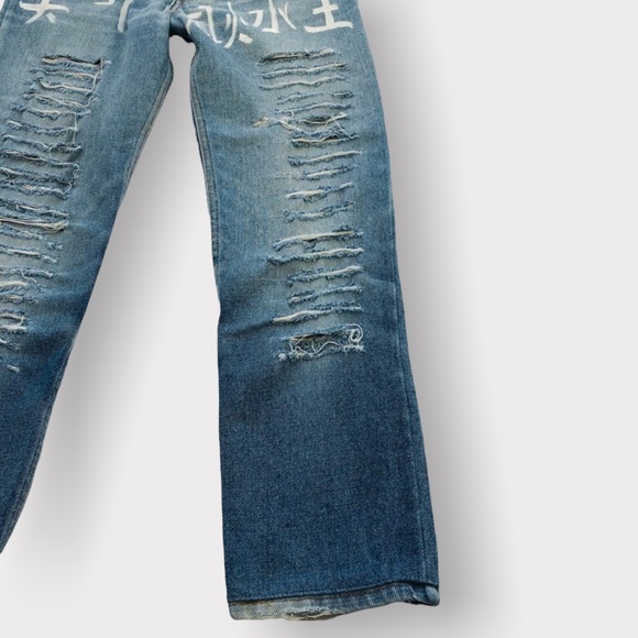RARE!! History Repeats By Michele Rossi, Reworked Vintage Levi’s, Size S - Picture 14 of 16